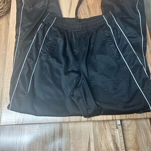 Athletic Works Black Sweatpants with White Trim